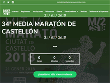 Tablet Screenshot of mediamaratoncastellon.com